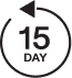 15 Days Guatantee 15-days free return policy.